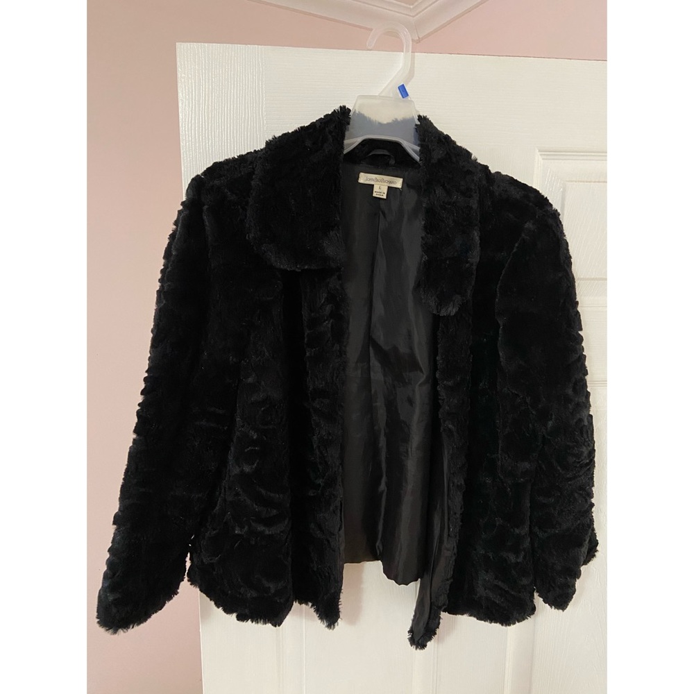Furry Black Jacket